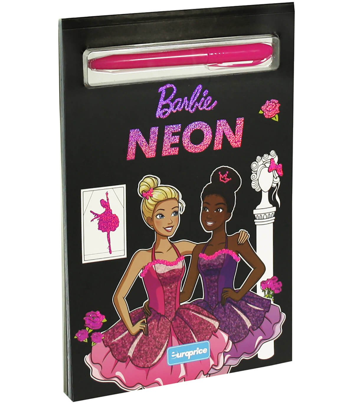 Книжка за оцветяване barbiie neon 64 стр. с маркер
