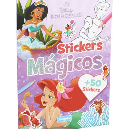 Книжка за оцветяване disney princess 28 стр. + 50 стикера
