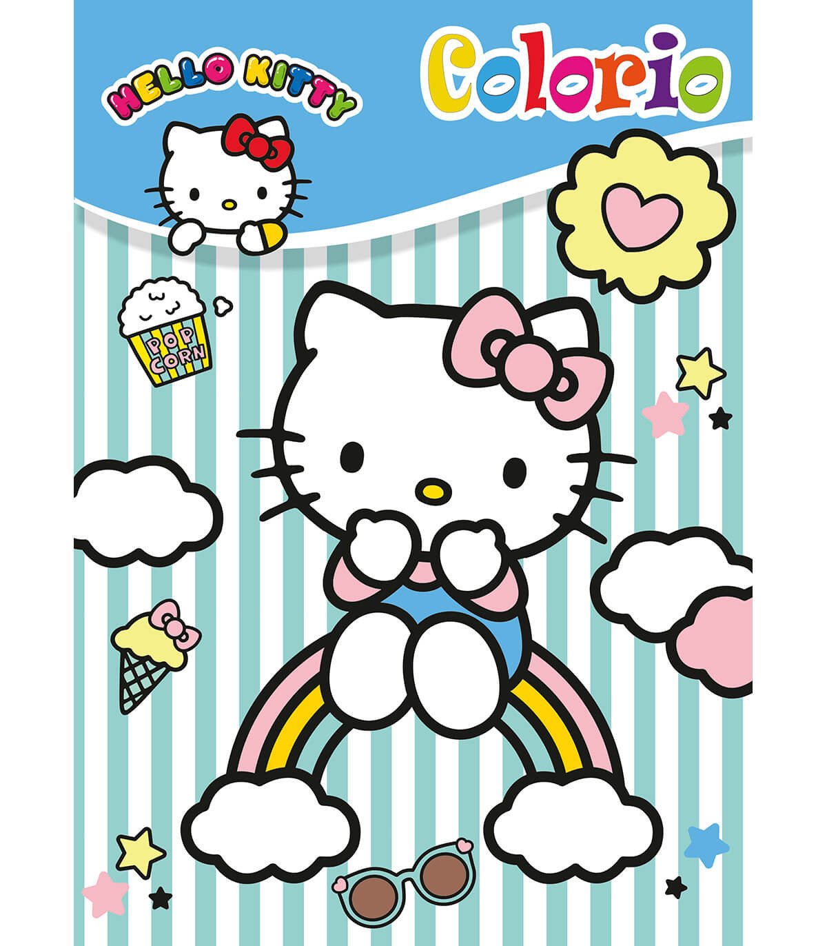 Книжка за оцветяване hello kitty colorio 32 стр. 4 вида - Image 2