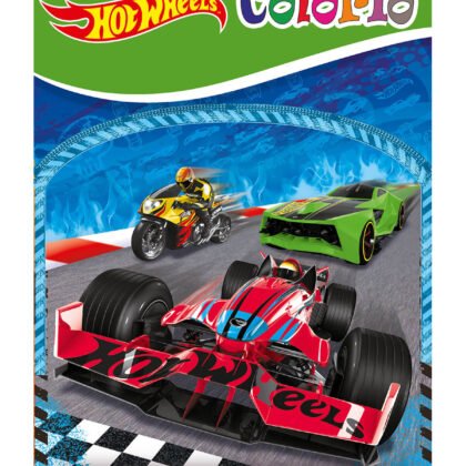 Книжка за оцветяване hot wheels colorio 32 стр. 4 вида