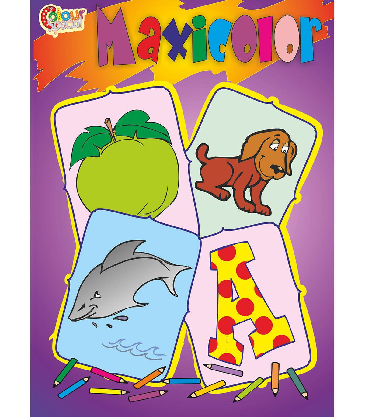 Книжка за оцветяване maxicolor 80 стр. 2 вида - Image 2