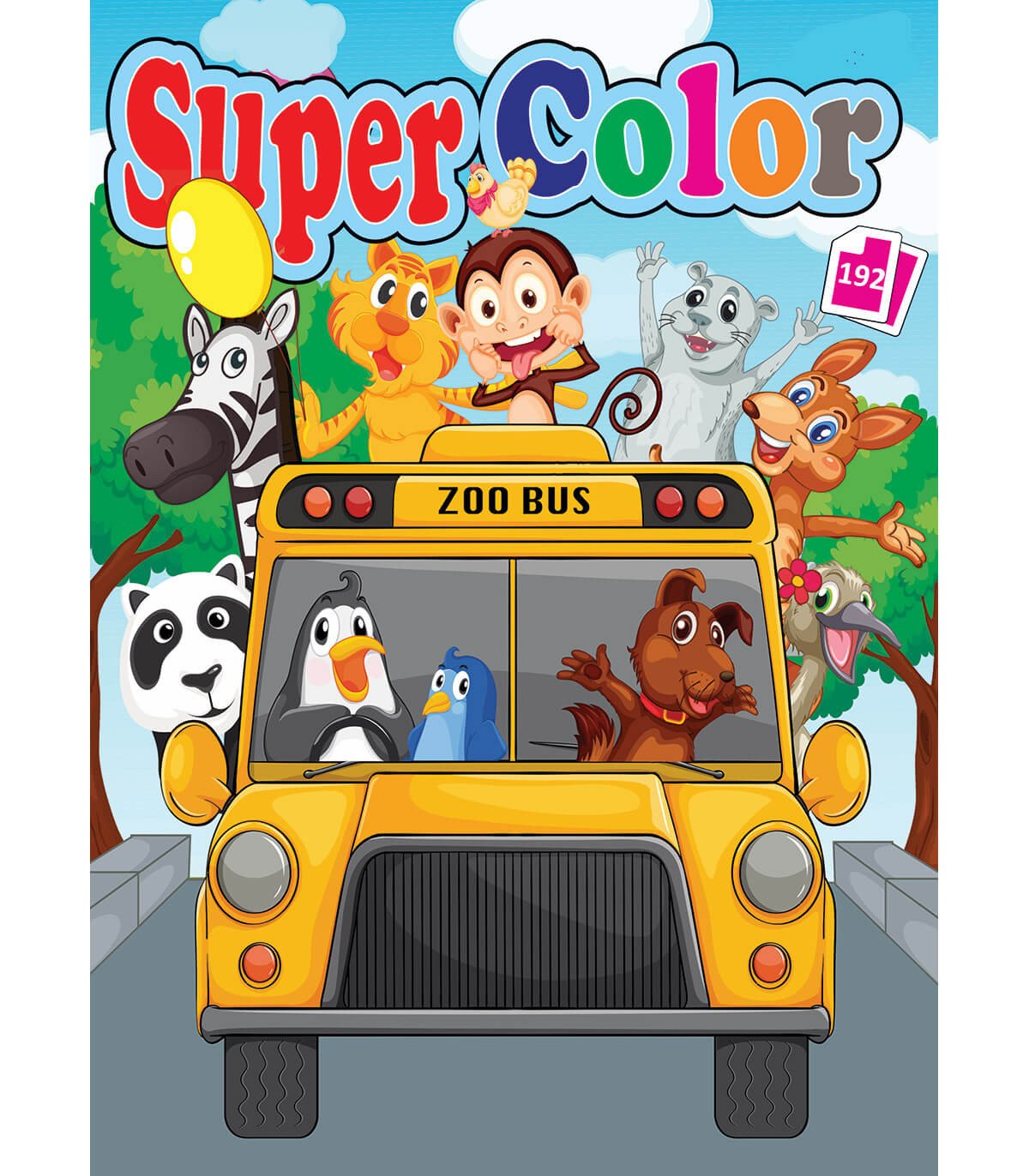 Книжка за оцветяване super color 192 стр. 4 вида - Image 4
