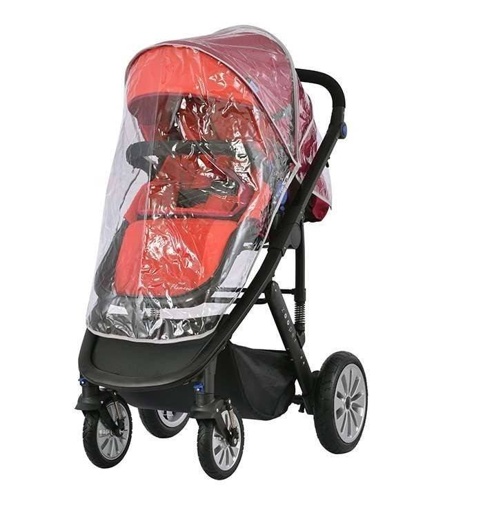 Комбинирана количка 2 в 1 Zooper Flamenco Flaming Plaid, червена - Image 9