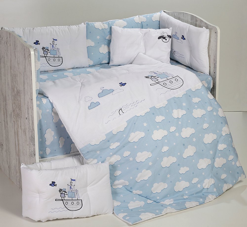 Спален комплект Dizain Baby Бродерия Пират Облак