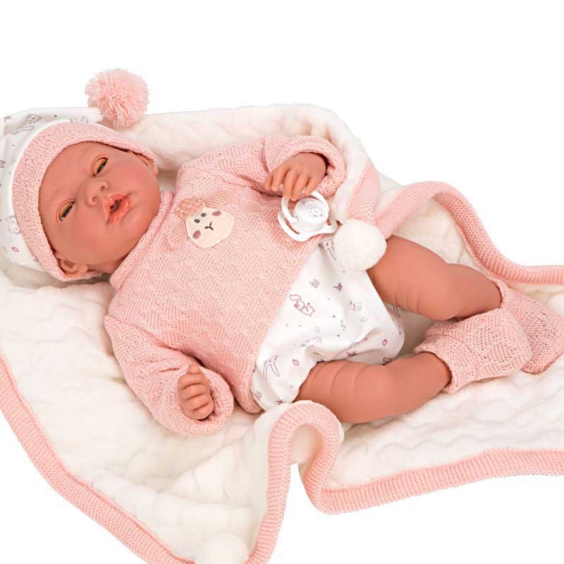 Кукла-бебе Анди издаващо 14 различни звуци и функция за сън - 40 см - Image 6