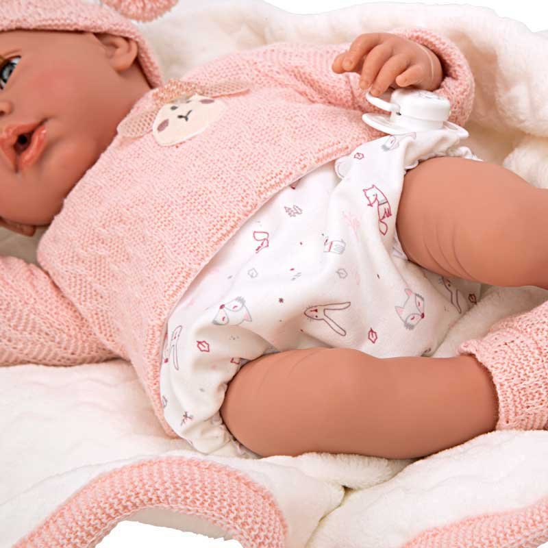 Кукла-бебе Анди издаващо 14 различни звуци и функция за сън - 40 см - Image 5