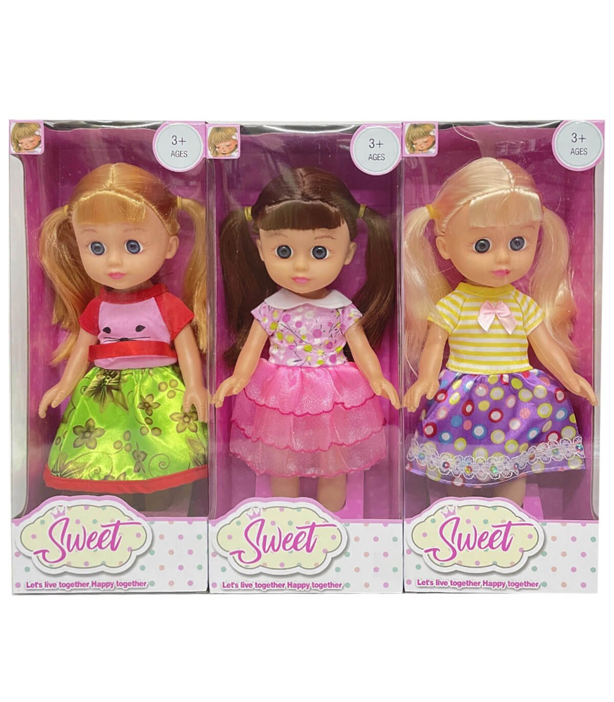 Кукла sweet 3 вида