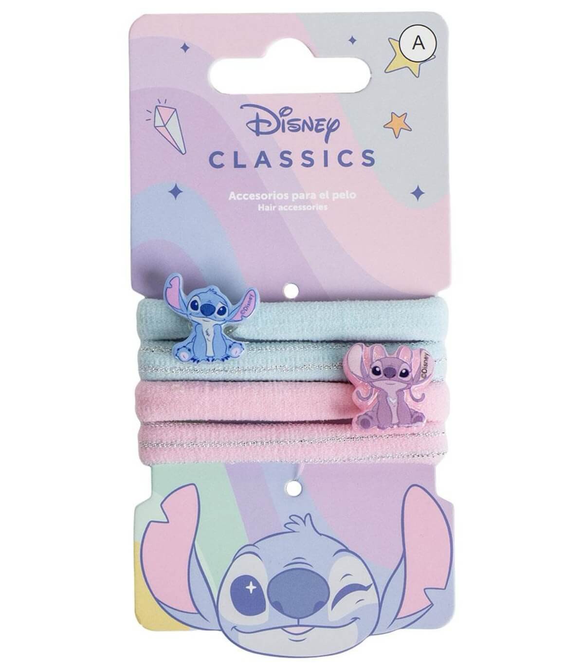 Ластици за коса 4 бр. на картон stitch