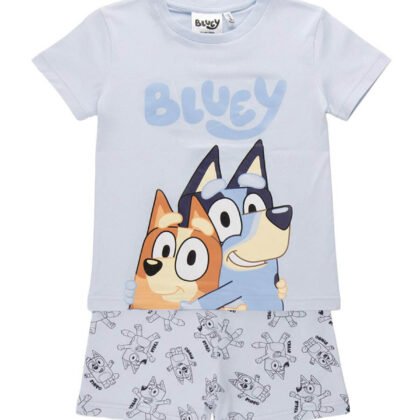 Детска лятна пижама bluey син 3-6 год.