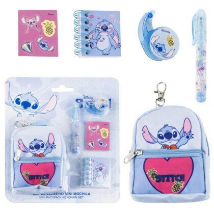 Малка раница портмоне с ученически принадлежности stitch