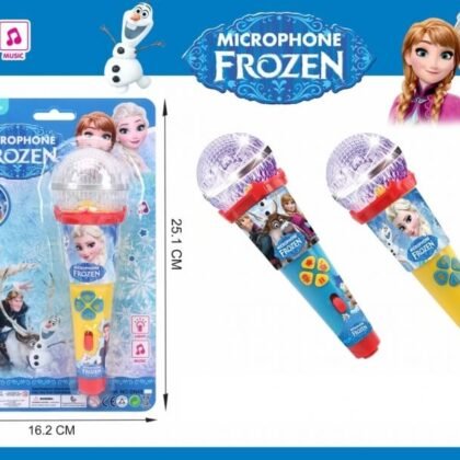 Микрофон frozen със звук и светлина