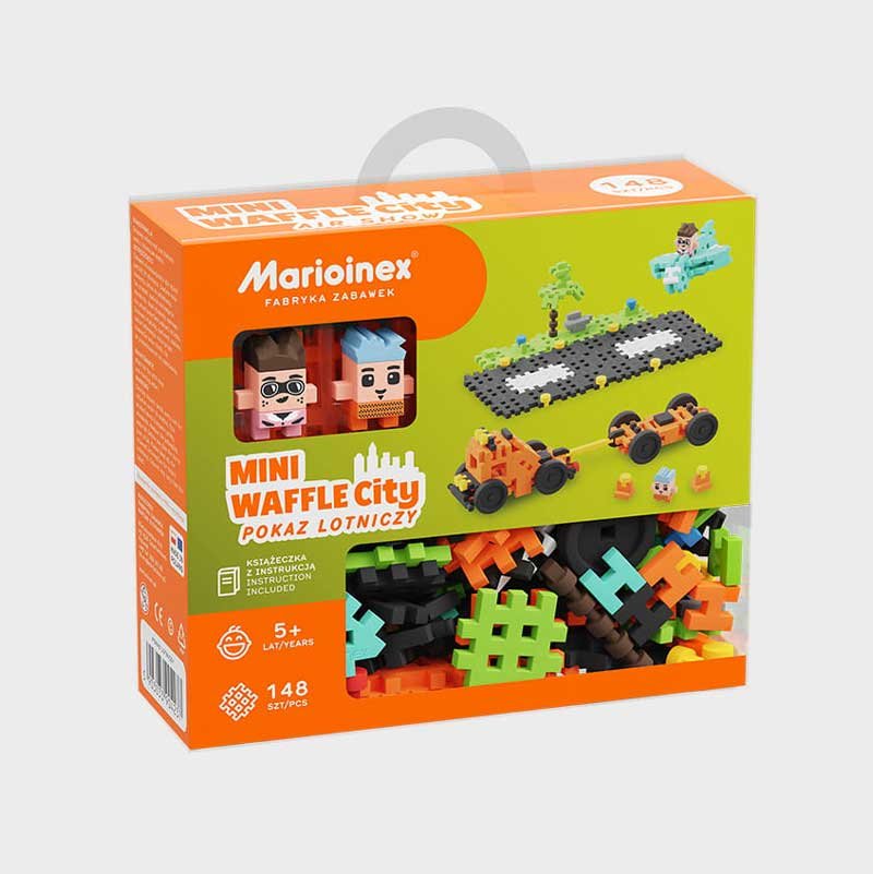 Мини вафлен конструктор Marioinex "Шоу в небето", 148 части - Image 2