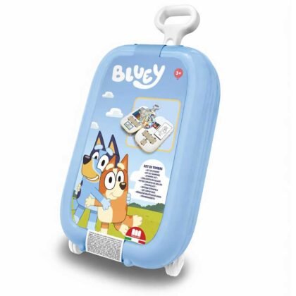 Детски комплект за рисуване Bluey в куфарче на колелца с аксесоари