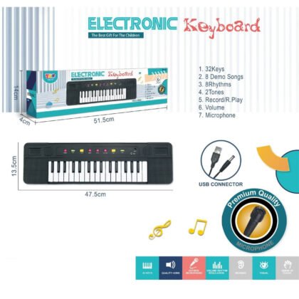 Детско пиано 32 клавиша с USB и микрофон