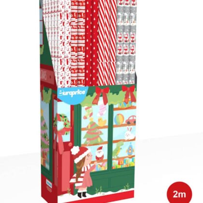 Опаковъчна хартия коледна xmas shop 70 х 200