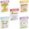 Пет детски книжки за оцветяване Coloris с различни сюжети