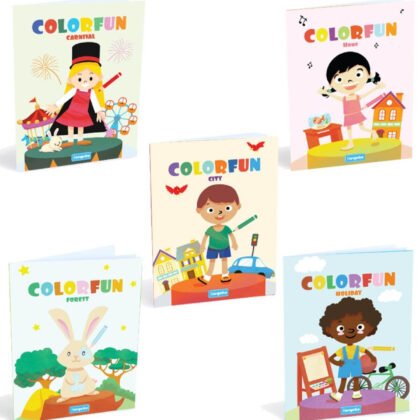 Книжка за оцветяване 16 стр. colorfun 5 вида