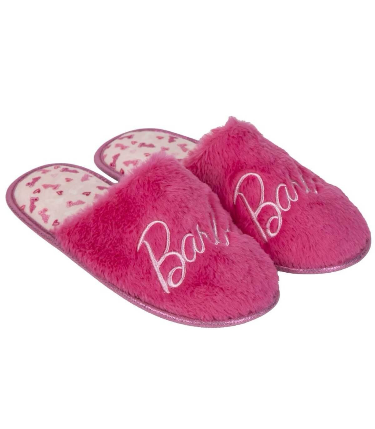 Домашни пантофи плюшени barbie 36-40