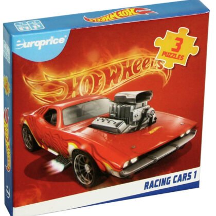 Пъзел 3 в 1 hot wheels - 1