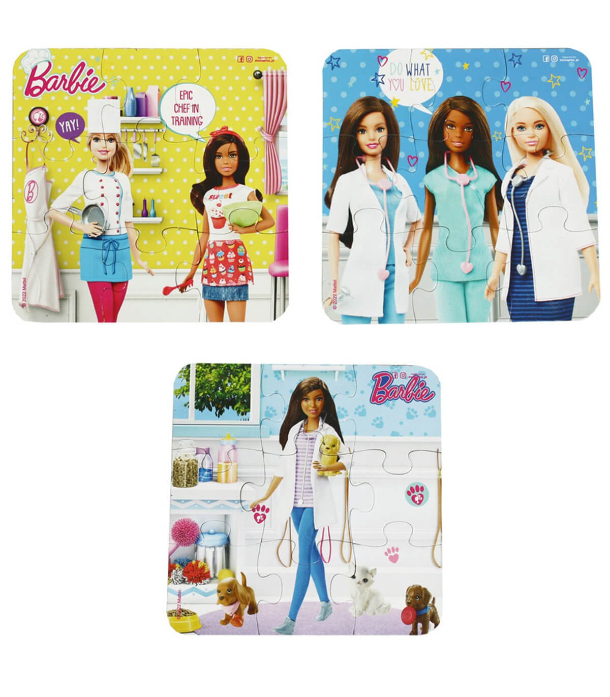 Пъзел barbie - professions 3 в 1 - Image 2