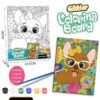Платно за рисуване куче с боички