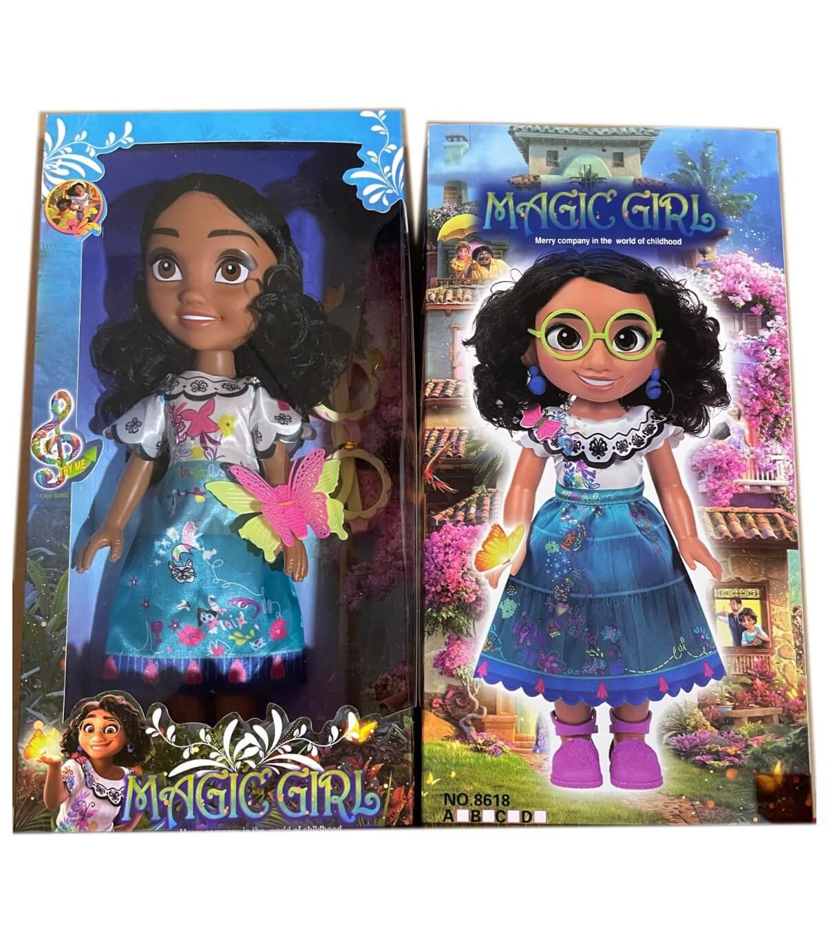 Кукла + звук с очила magic girl