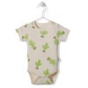 T3045 Боди CUTE CACTUS екрю 3-6M/68CM