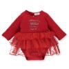 K3774 Боди CHRISTMAS HOLIDAY Червен 9-12M/80CM