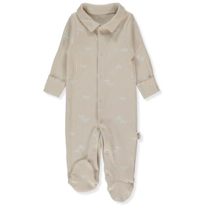 T4038 Гащеризон ORG BORN WITH LOVE BEIGE 1-3M