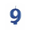 19619 Свещ за рожден ден №9 Blue