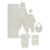 Z1104 К-кт 10ч. HAPPY ANIMAL 0-3m/62cm BEIGE