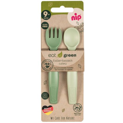 37102 Прибори за хранене Eat Green 9м Зелен
