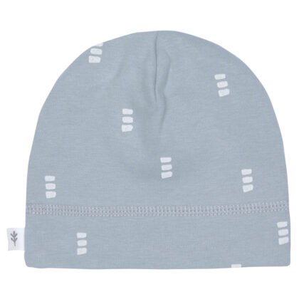 1531053069-80 Шапка GOTS Blocks light blue 7-12м
