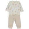 F1460 Пижама 2ч ORGANIC BORN WITH LOVE BEIGE 1М