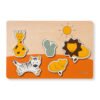 Дървен пъзел Puzzle N Fit Safari