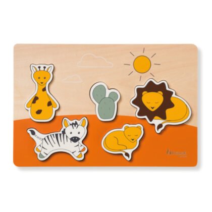 Дървен пъзел Puzzle N Fit Safari