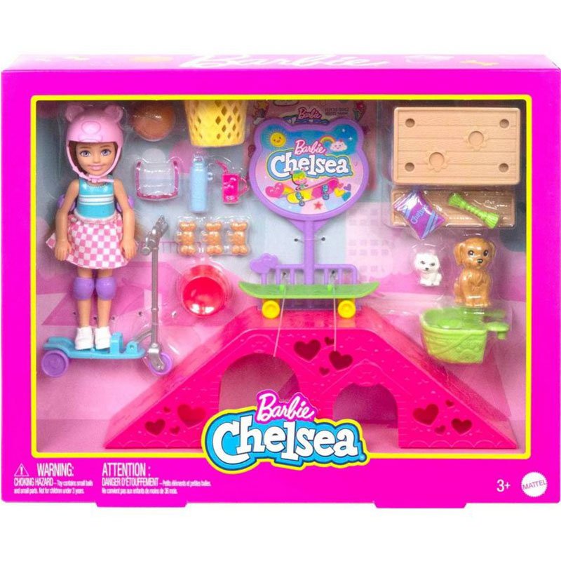 HJY35 Комплект Скейт парк с кукла Chelsea