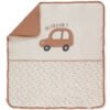 B844 Одеяло WOODEN CAR BROWN 80X85 CM