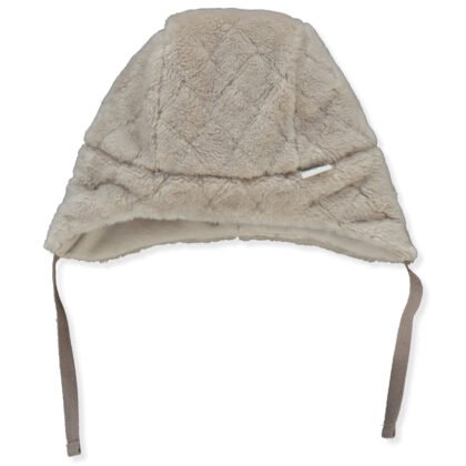 C1189 Шапка PUFFY BEIGE 12-24M