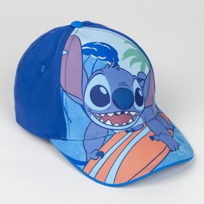 2200010115 Шапка с козирка Stitch син
