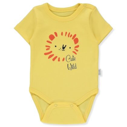 T3471 Боди к.р. INTO THE WILD жълт 3-6M 68CM
