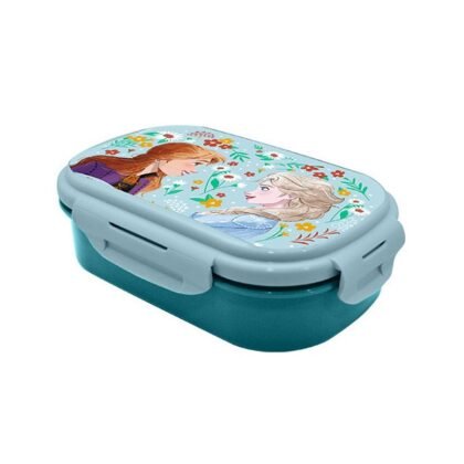 Frozen Кутия за храна с прибори Тюркоаз