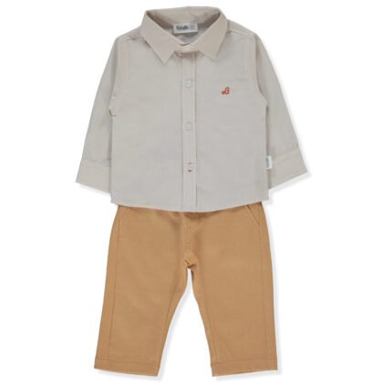 K5347 К-кт 2ч. CLASSY STYLE 9-12m/80cm BROWN