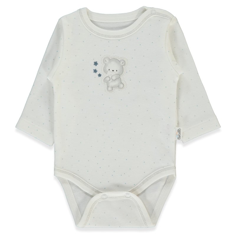 T4043 Боди д.р. BE KIND ECRU 9-12M