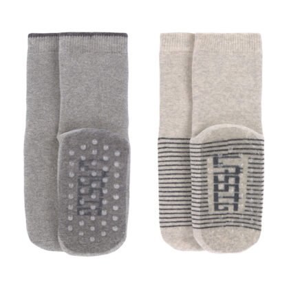 1532002963-23 Противоплъзгащи чорапи Grey/beige