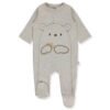T4041 Гащеризон BE KIND BEIGE MELANGE 3-6M