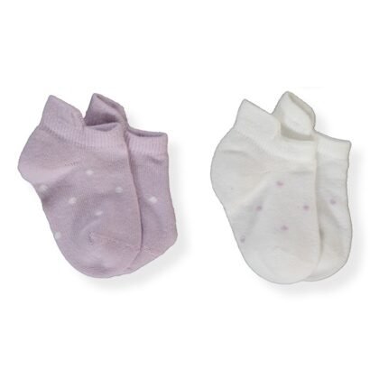 S759 Чорапи 2ч. 12-24M ECRU-LILAC