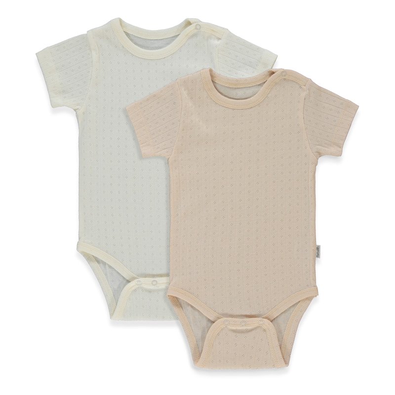 T4131 Боди к.р. 2 бр. BASIC/26 12-18m/86cm ECRU