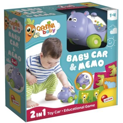 CAROTINA BABY Кола играчка Хипопотам