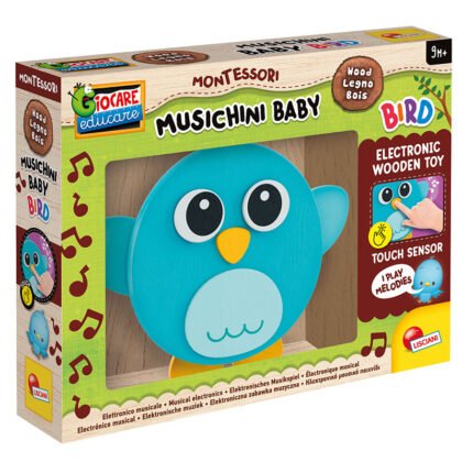 MONTESSORI WOOD MUSICHINI BIRD